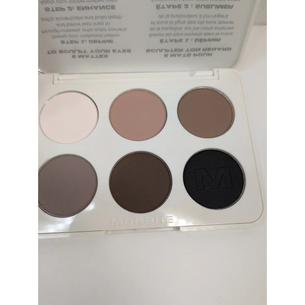 NEW LOT 2😍Morphe 6-Pan Eyeshadow Palette Underslated + Mauve Mode Matte Compact